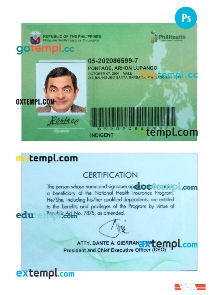 Philippines health insurance card